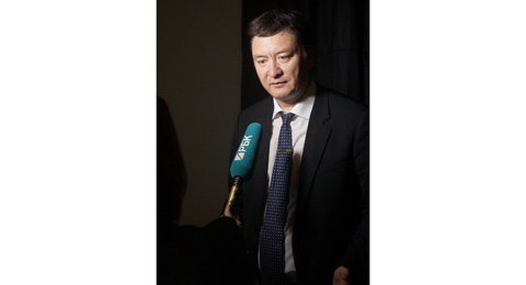 К.В.Крохин дает интервью телеканалу РБК-ТВ.