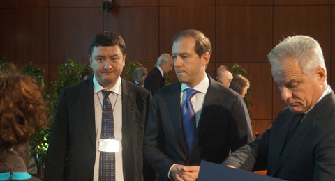 K.V.Krohin, Denis Manturov e Sergei Yastrzhembsky.